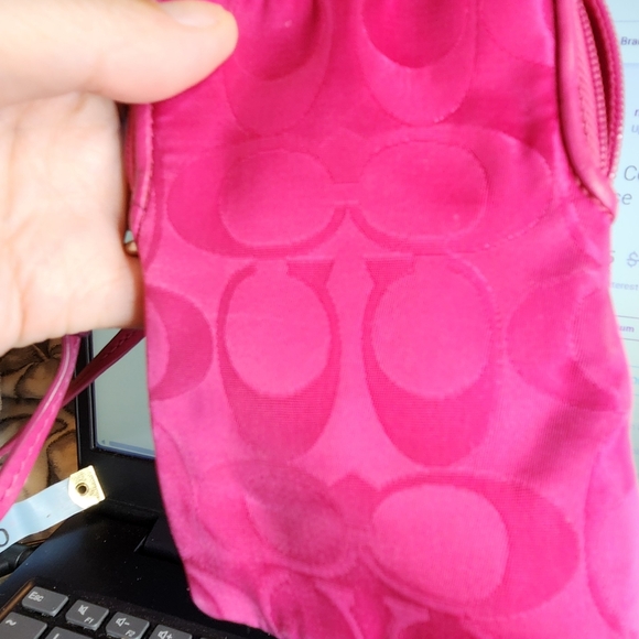 Euc Coach Color Block Leather Handbag Tote Bag Purse - Picture 12 of 12